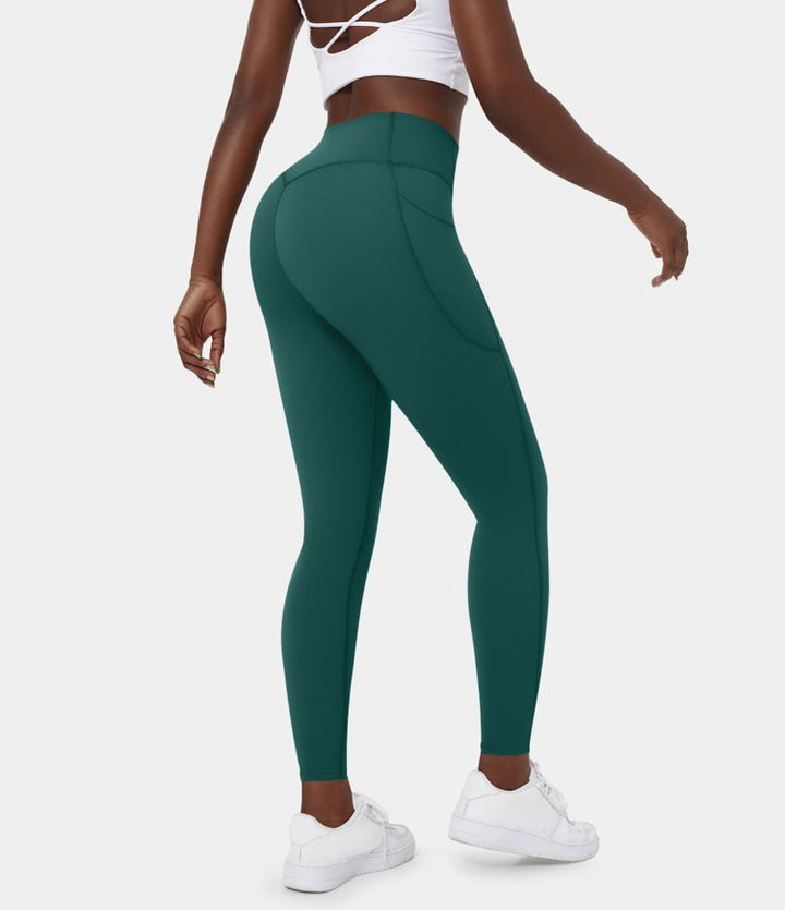 UltraSculpt™ - High Waisted Leggings - Tummy Control and Side Pockets for Workout