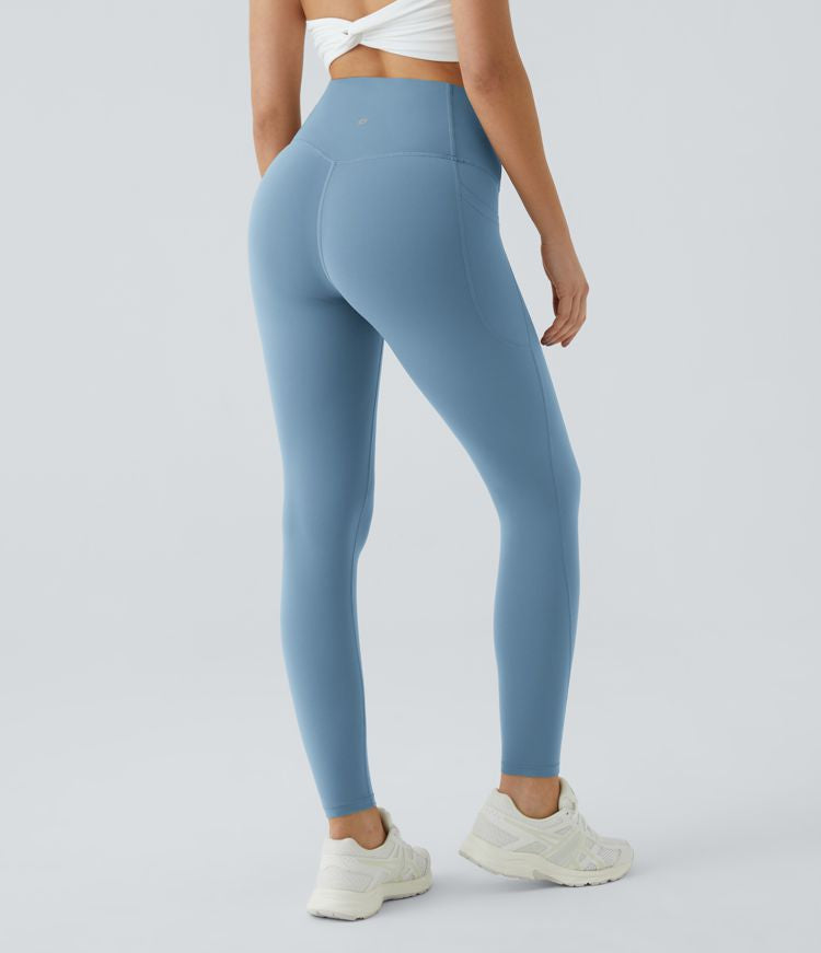 UltraSculpt™ - High Waisted Leggings - Tummy Control and Side Pockets for Workout