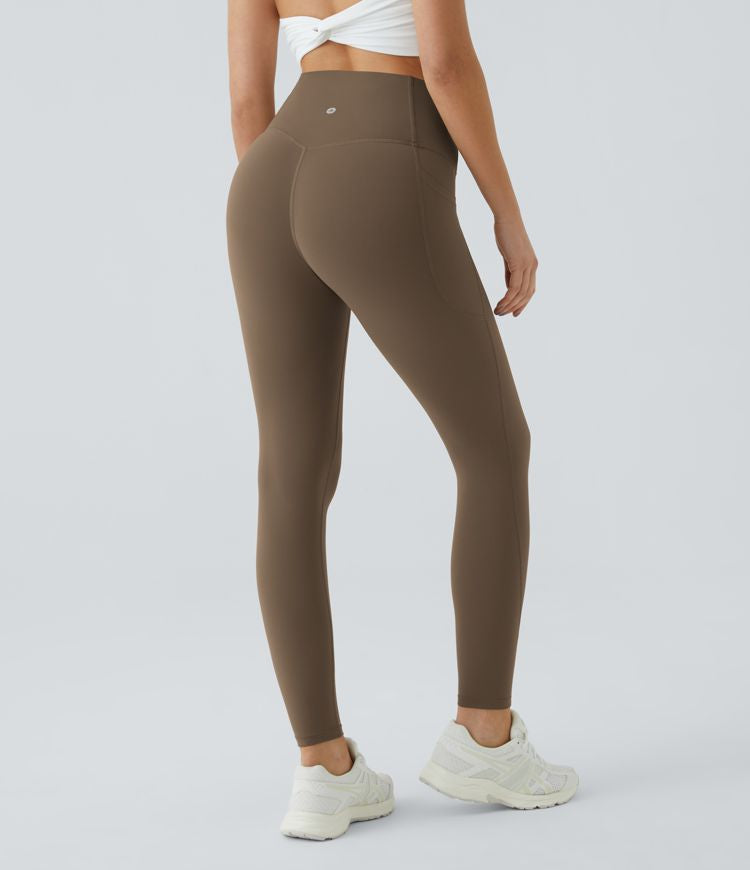 UltraSculpt™ - High Waisted Leggings - Tummy Control and Side Pockets for Workout