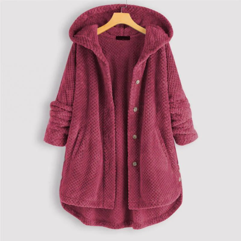 Dana™ | Ribbed Hooded Coat