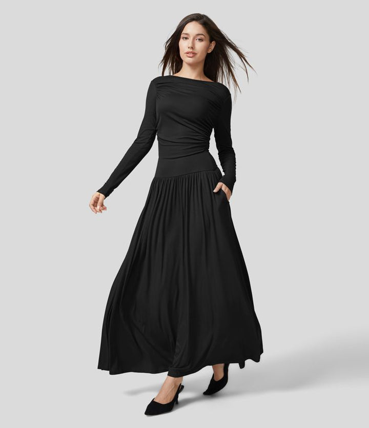 Women's Long Sleeve Maxi Skirt Fall