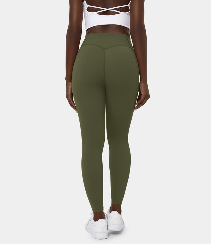 UltraSculpt™ - High Waisted Leggings - Tummy Control and Side Pockets for Workout