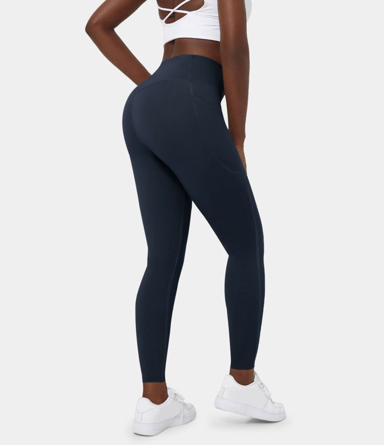 UltraSculpt™ - High Waisted Leggings - Tummy Control and Side Pockets for Workout