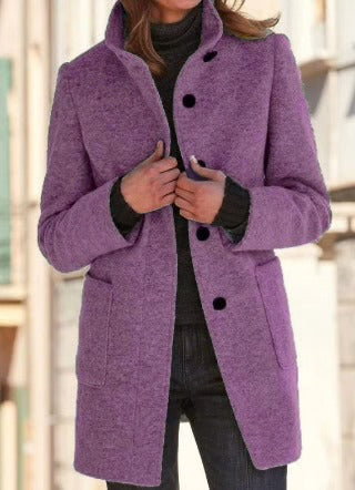 DORIA Coat With Button Closure For Women