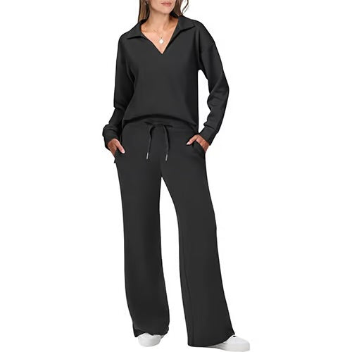 Cozy Chic™ : Women's 2-Piece Long-Sleeve Sweat Sets