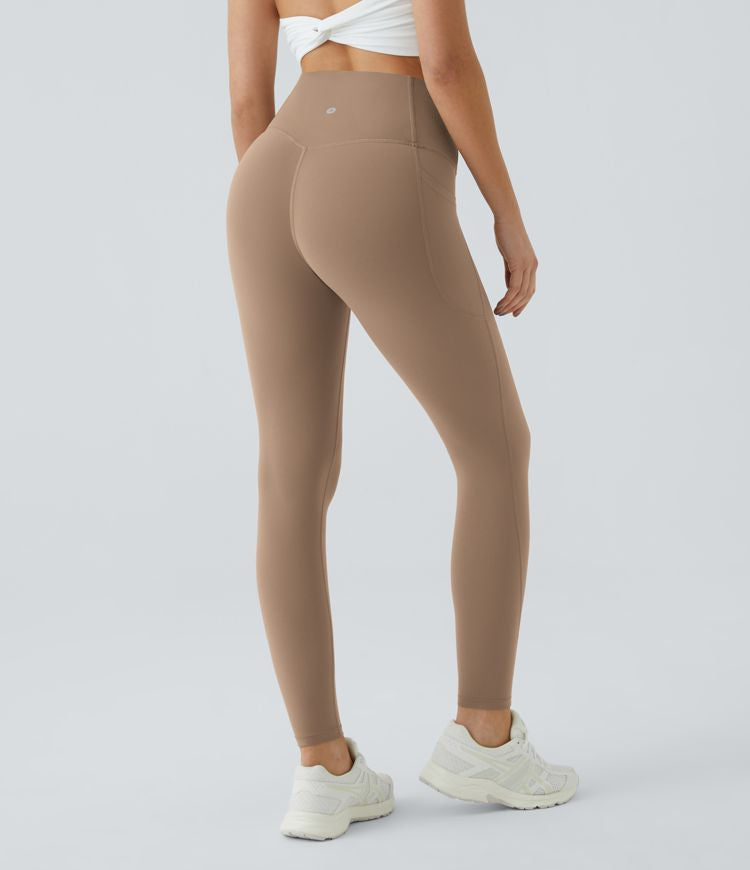 UltraSculpt™ - High Waisted Leggings - Tummy Control and Side Pockets for Workout