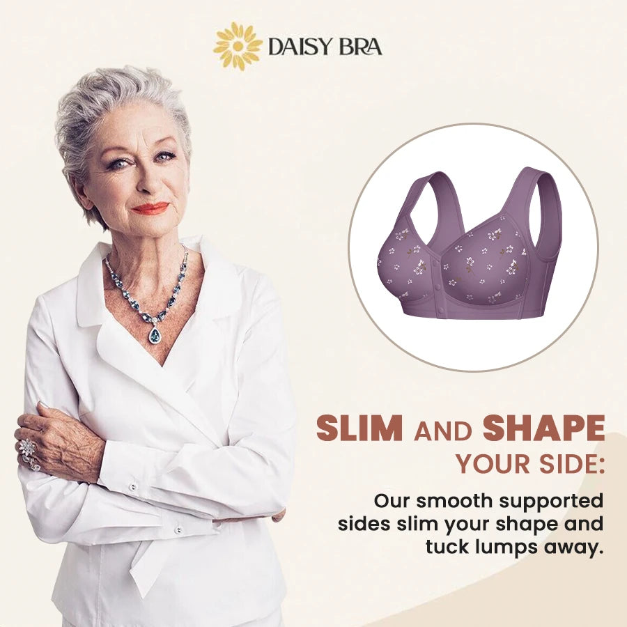 Daisy Bra ™ - Comfortable & Convenient Front Button Bra