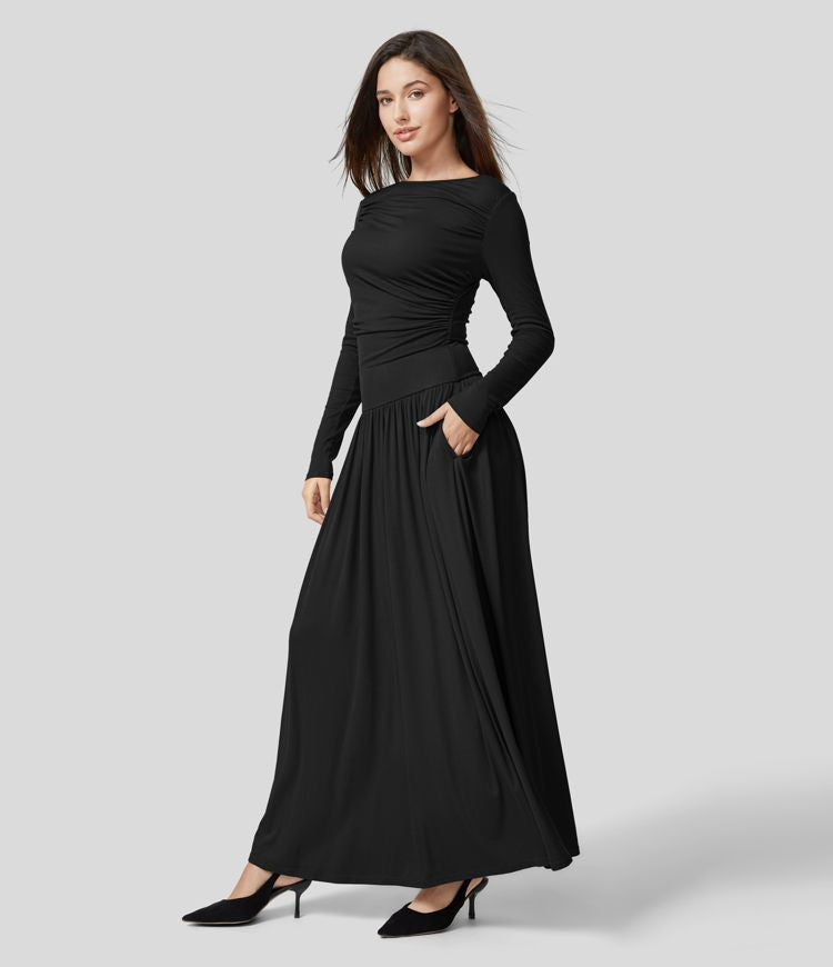 Women's Long Sleeve Maxi Skirt Fall