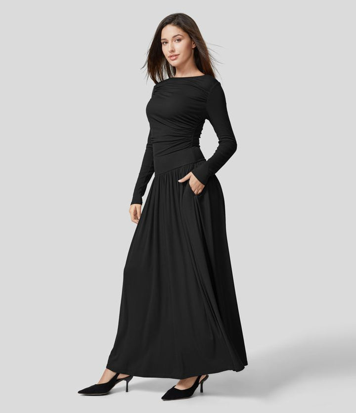 Women's Long Sleeve Maxi Skirt Fall