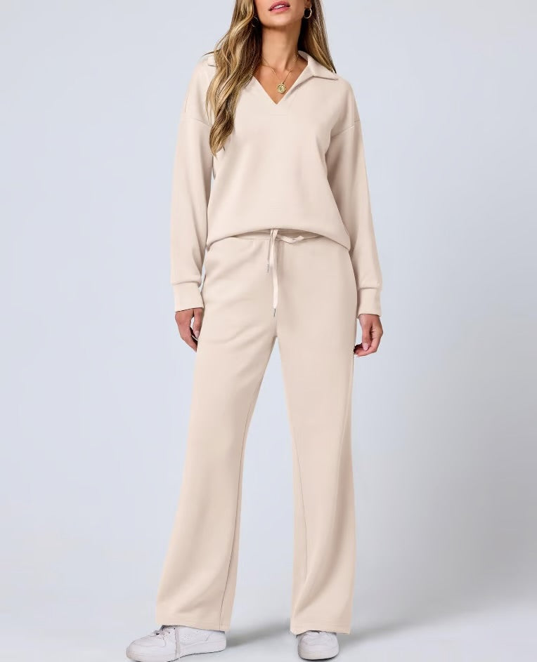 Cozy Chic™ : Women's 2-Piece Long-Sleeve Sweat Sets