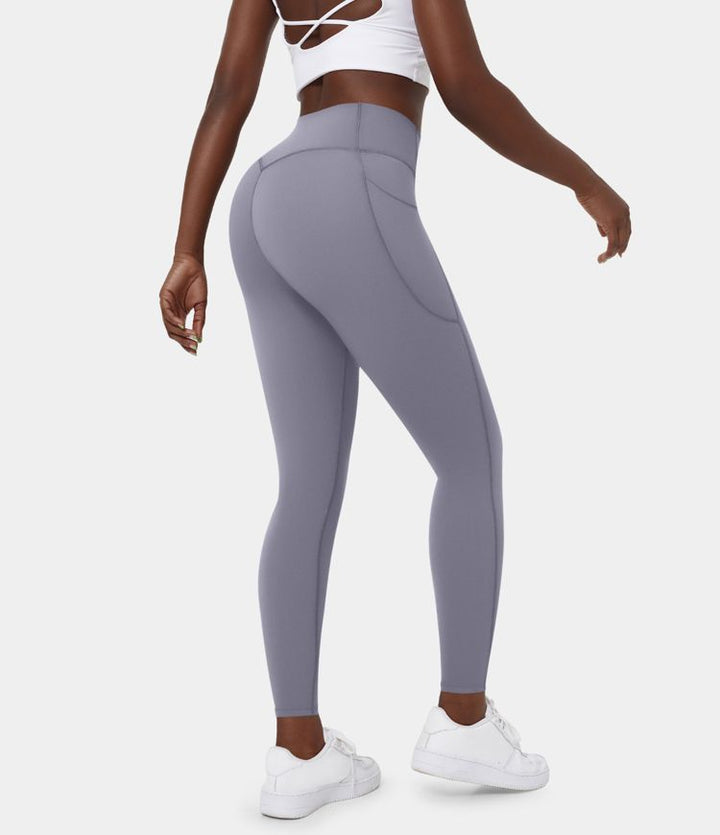 UltraSculpt™ - High Waisted Leggings - Tummy Control and Side Pockets for Workout