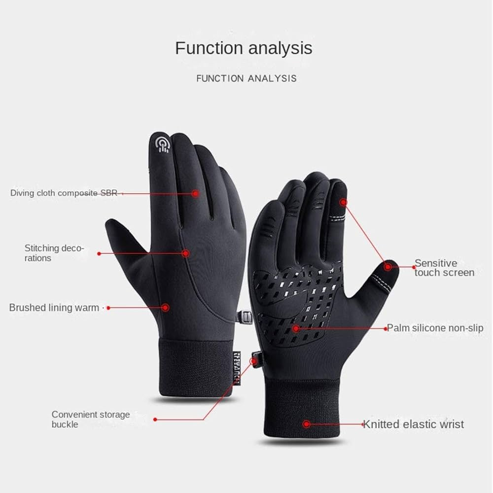 Premium Thermal Gloves – Wind and Waterproof