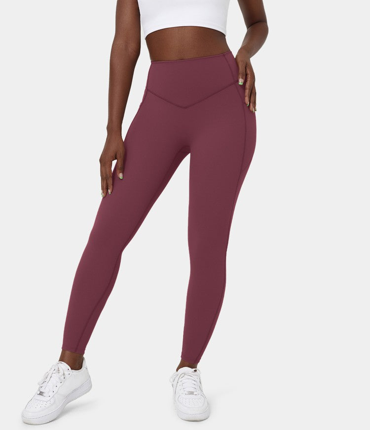 UltraSculpt™ - High Waisted Leggings - Tummy Control and Side Pockets for Workout