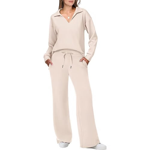 Cozy Chic™ : Women's 2-Piece Long-Sleeve Sweat Sets