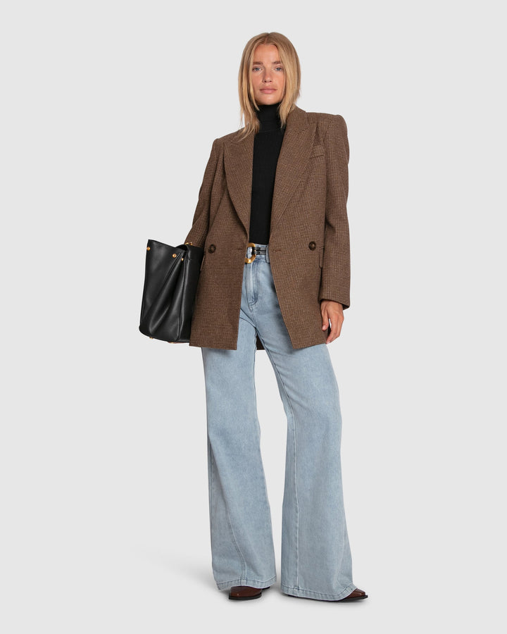 Big Brother Talk Blazer - Brown