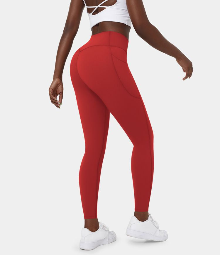 UltraSculpt™ - High Waisted Leggings - Tummy Control and Side Pockets for Workout