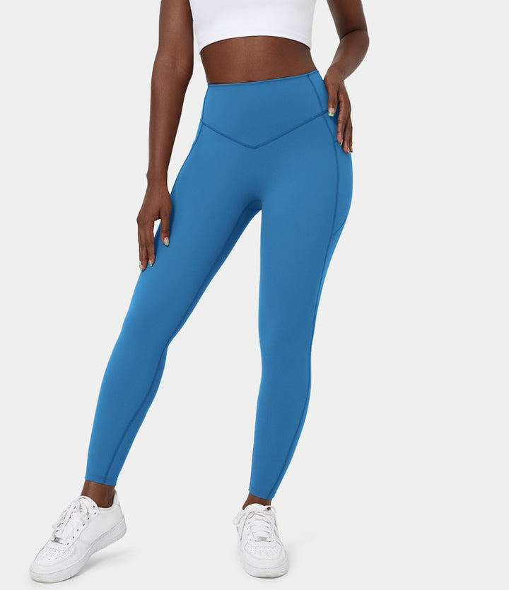 UltraSculpt™ - High Waisted Leggings - Tummy Control and Side Pockets for Workout