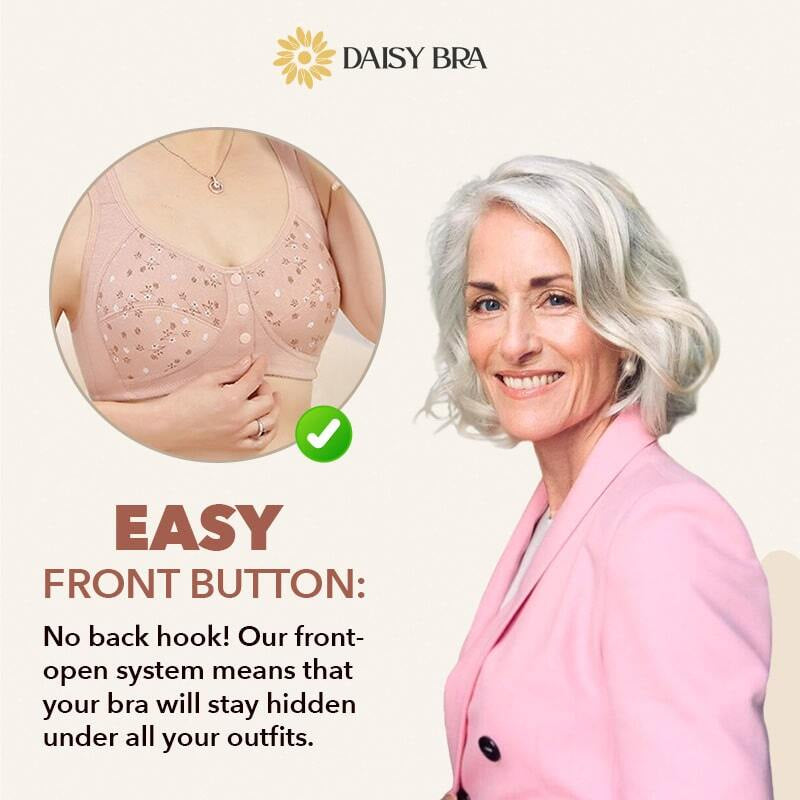 Daisy Bra ™ - Comfortable & Convenient Front Button Bra