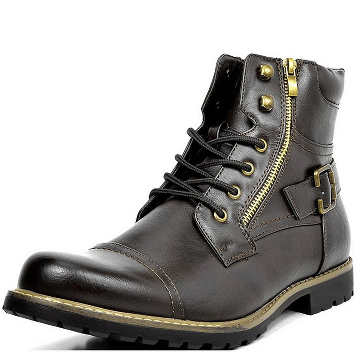 Stylish and comfortable men's motorcycle boots