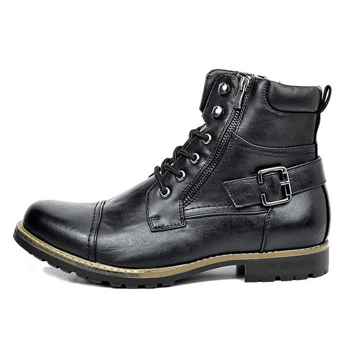 Stylish and comfortable men's motorcycle boots
