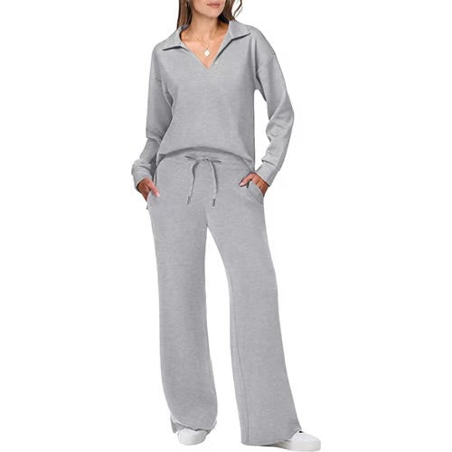 Cozy Chic™ : Women's 2-Piece Long-Sleeve Sweat Sets