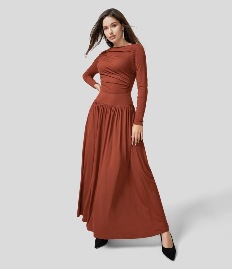 Women's Long Sleeve Maxi Skirt Fall