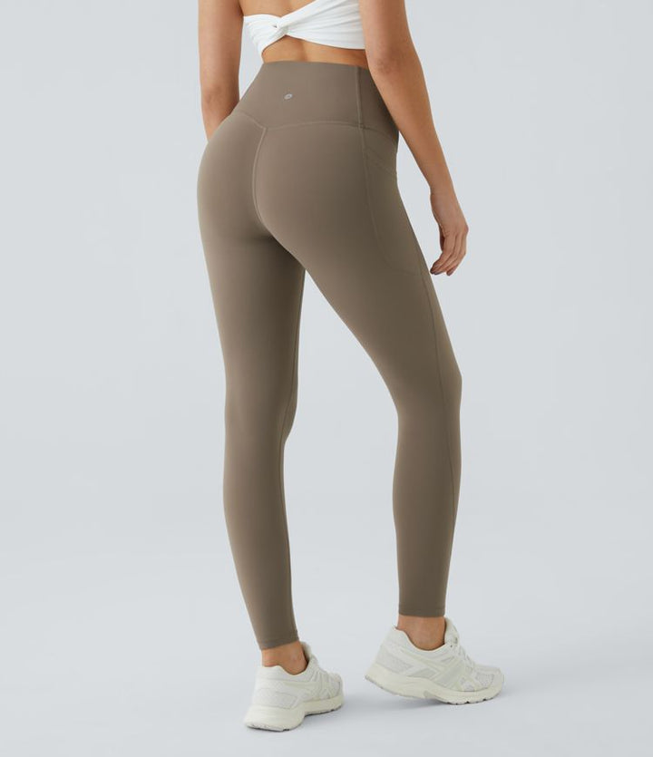 UltraSculpt™ - High Waisted Leggings - Tummy Control and Side Pockets for Workout