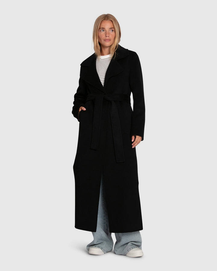 Ex-Boyfriend Maxi Coat - Black129