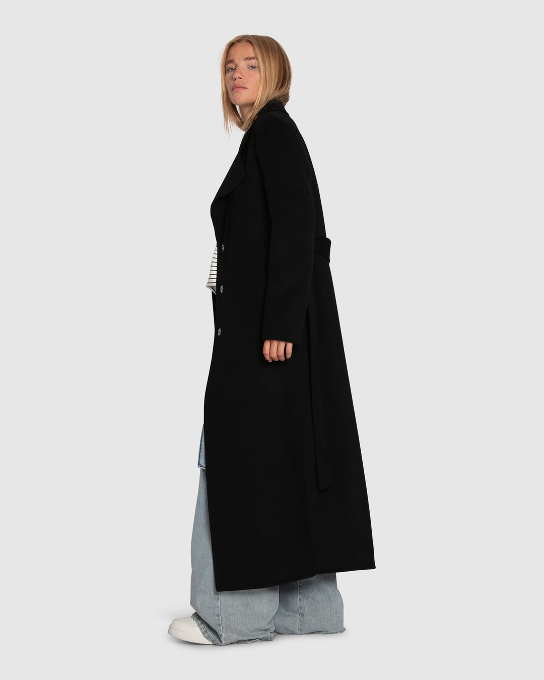 Ex-Boyfriend Maxi Coat - Black129