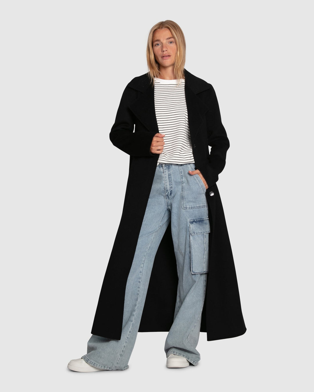 Ex-Boyfriend Maxi Coat - Black129