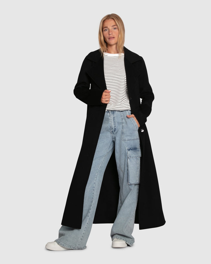 Ex-Boyfriend Maxi Coat - Black129