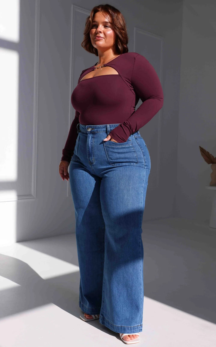 Tarsha Jeans - Mid Blue