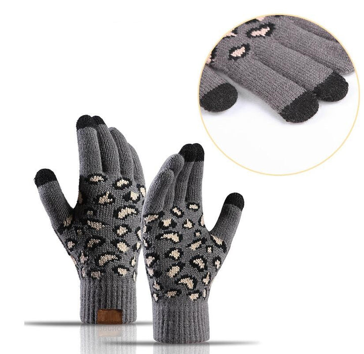 3-piece Women's Crochet Bobble Beanie, Scarf, and Touchscreen Mittens Winter Set