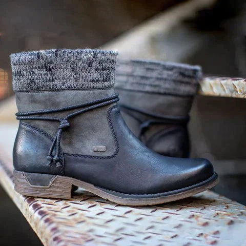 Harper | Warm Vegan Leather Boots