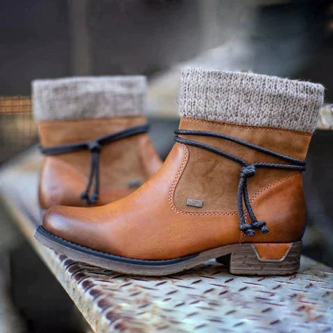 Harper | Warm Vegan Leather Boots