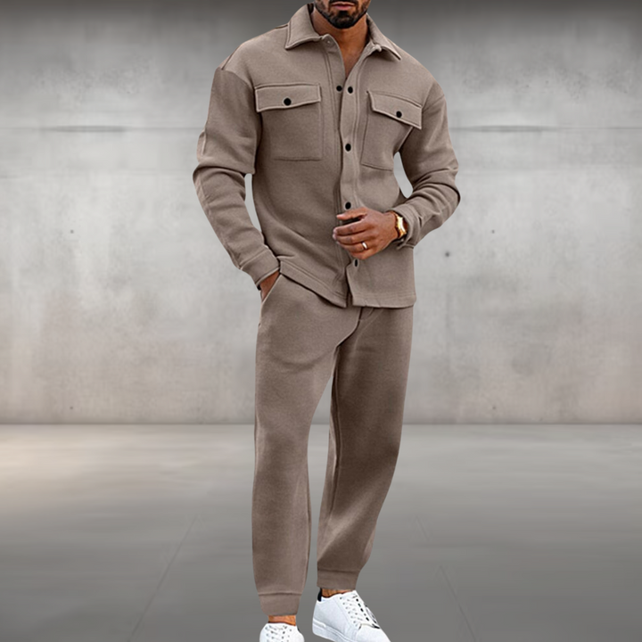 2-piece suede set