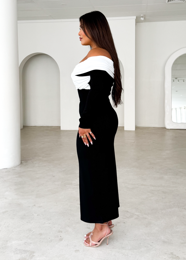 Revolver Off Shoulder Maxi Dress