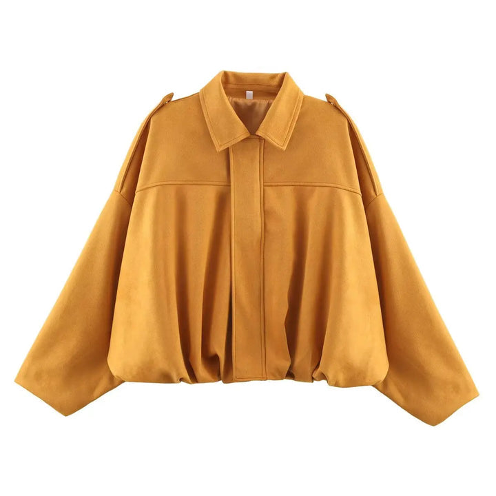 Elysian Faux Suede Bomber Jacket