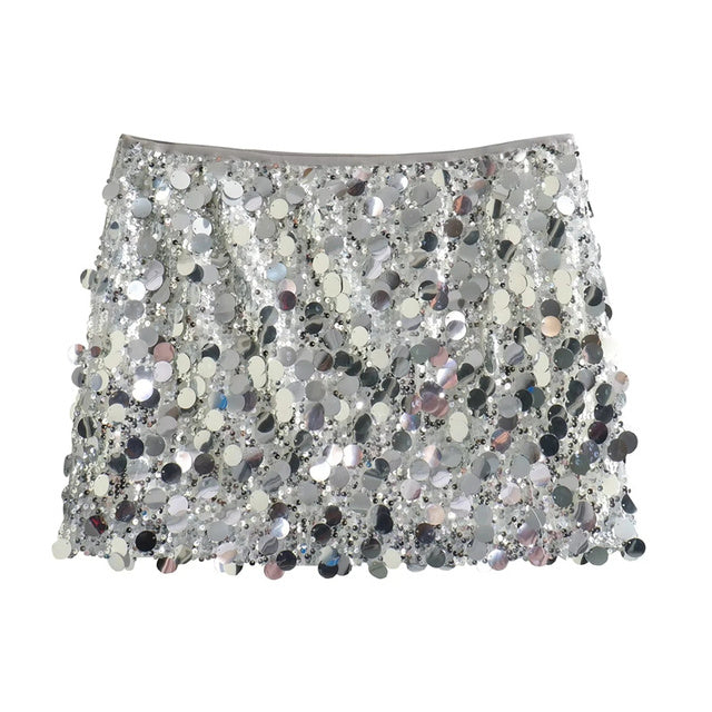 Miniskirt | High Waist | Sparkle
