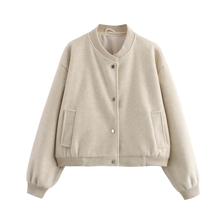 Singrid Cropped Bomber Jacket