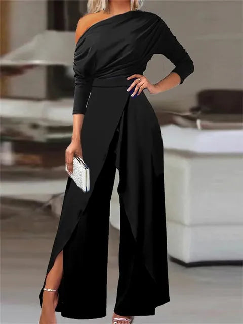 HAILEY | Off Shoulder Jumpsuit for Women