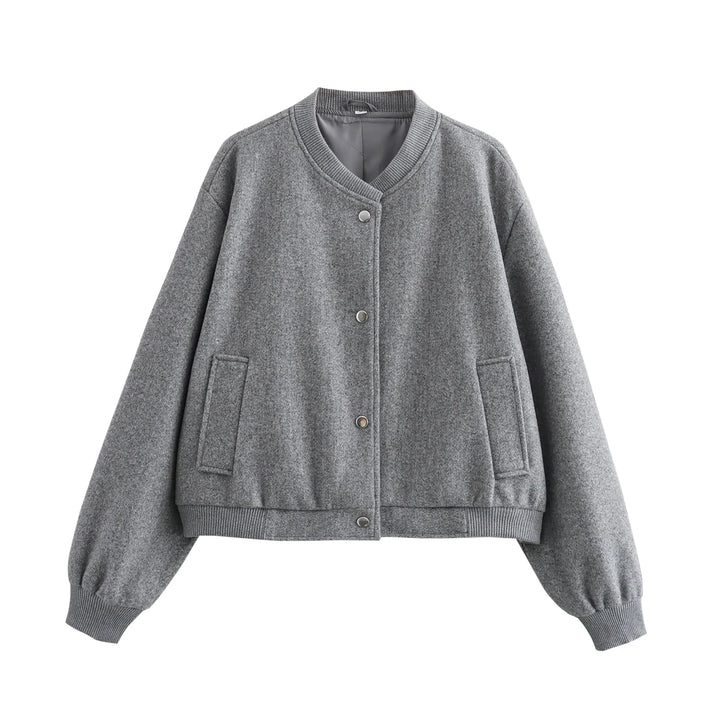 Singrid Cropped Bomber Jacket