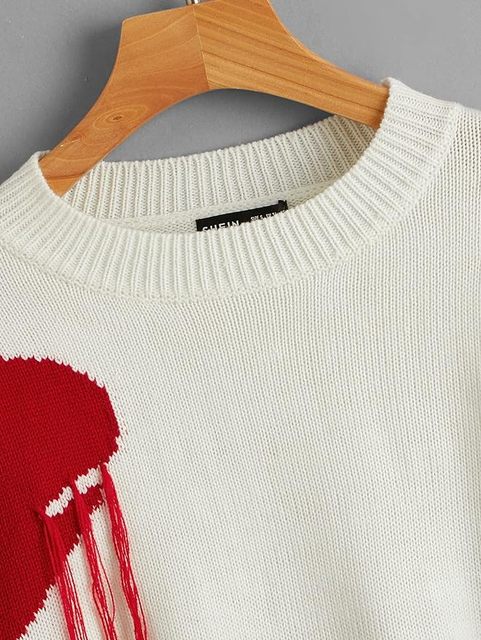 Red Heart Sweater