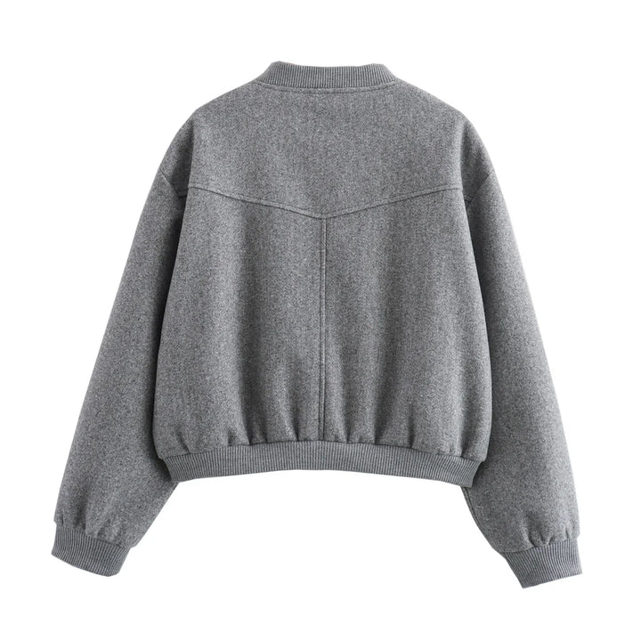 Singrid Cropped Bomber Jacket
