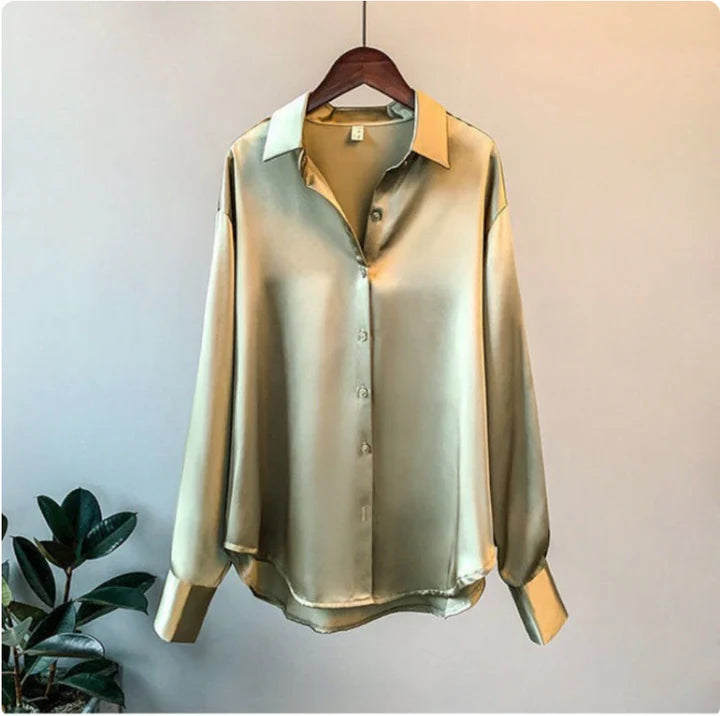Camille | Women's Satin Shirt