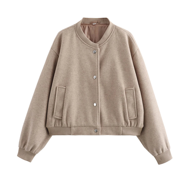 Singrid Cropped Bomber Jacket