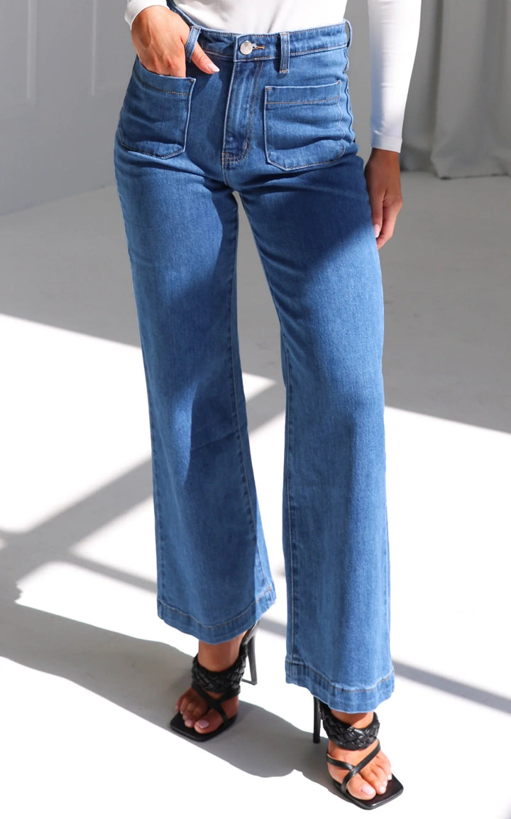 Tarsha Jeans - Mid Blue