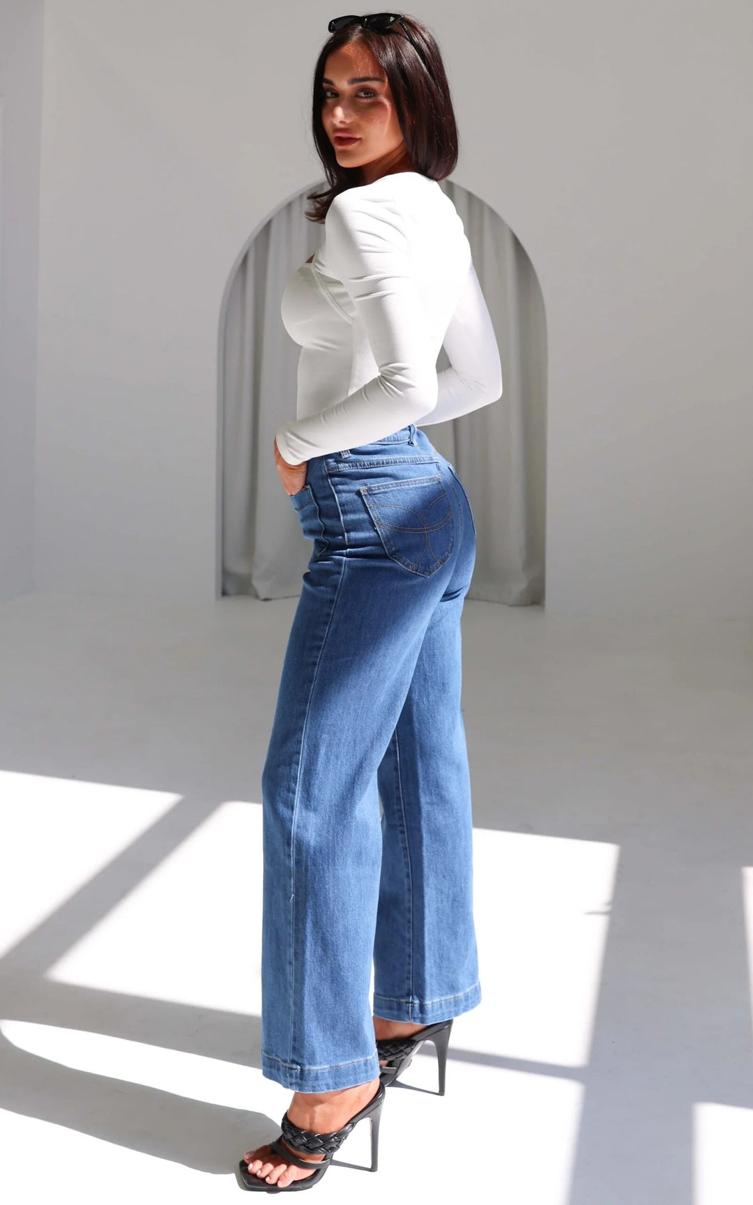 Tarsha Jeans - Mid Blue