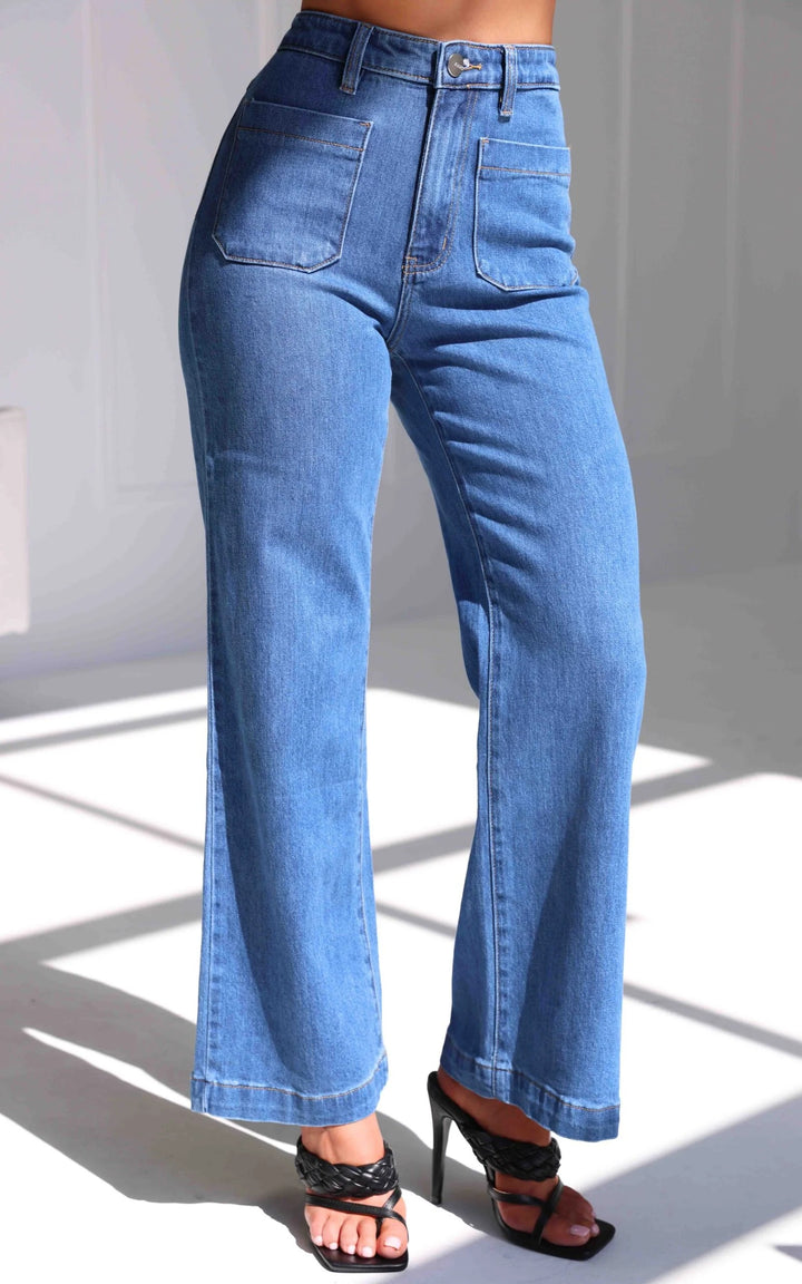 Tarsha Jeans - Mid Blue