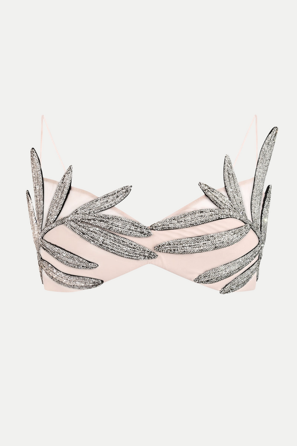Vieby Leaf Crystal Bralette